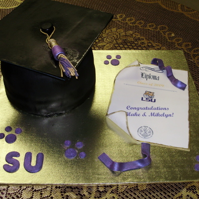 Lsu Graduation Cap Lsu Graduation Cap