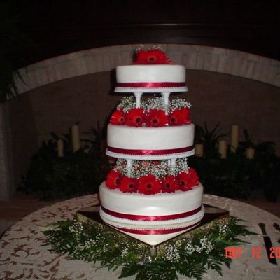 Oval Shape 3 Tier Wedding Cake Oval Shape 3 Tier Wedding Cake