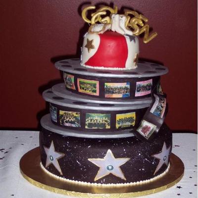 Hollywood Themed Banquet Cake Hollywood Themed Banquet Cake