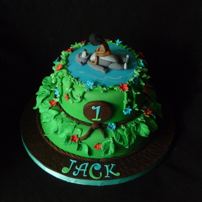 Jungle Book 1St Birthday Cake For My Grandson Jungle Book 1St Birthday Cake For My Grandson
