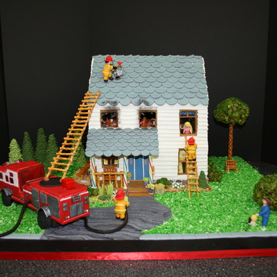 House On Fire Gingerbread House House On Fire Gingerbread House