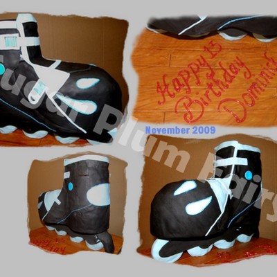 Roller Blade Or Inline Skate Cake Roller Blade Or Inline Skate Cake