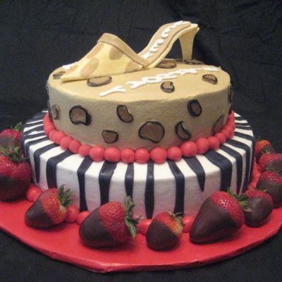 Animal Print With Strawberries Animal Print With Strawberries