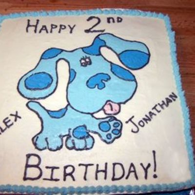 Blue's Clues 2Nd Birthday Cake on Cake Central