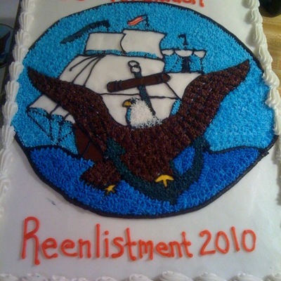 Us Navy Reenlistment Cake Us Navy Reenlistment Cake