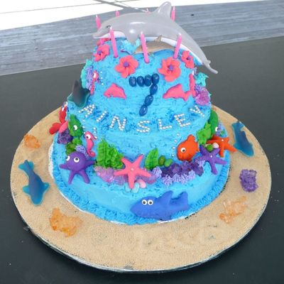 Under The Sea Dolphin Cake Under The Sea Dolphin Cake