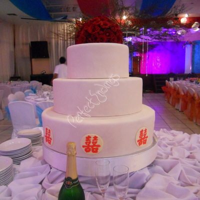 "double Happiness" Cake "double Happiness" Cake