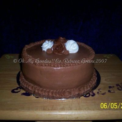 Double Chocolate W/chocolate Buttercream Filling on Cake Central