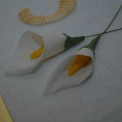 First Time Gumpaste Calla Lily on Cake Central