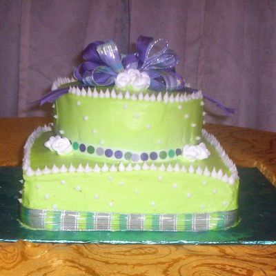 Sweet 16Th Lime Green on Cake Central