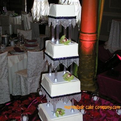 Beaded Trim And Bling Cake Beaded Trim And Bling Cake