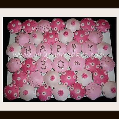 Shades Of Pink Cupcakes on Cake Central