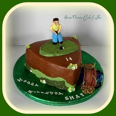 Golfer Shay's Birthday Cake Golfer Shay's Birthday Cake