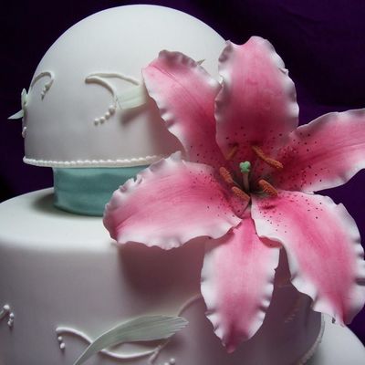 Stargazer Lily on Cake Central