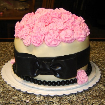 Rose And Ivory Birthday Cake Rose And Ivory Birthday Cake
