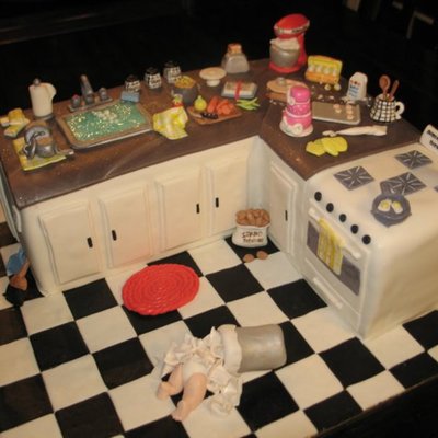 Kitchen Birthday Cake! Kitchen Birthday Cake!