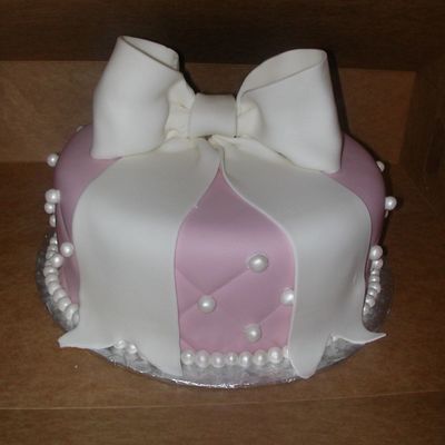 My First Fondant Bow on Cake Central