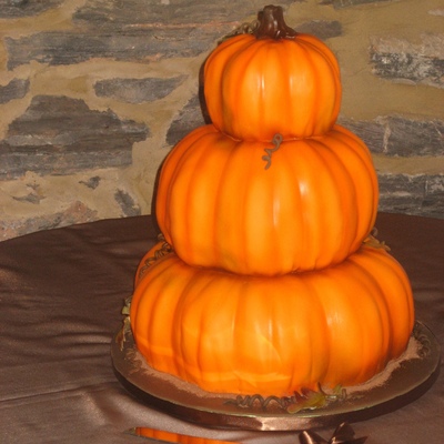 Pumpkin Wedding Cake Pumpkin Wedding Cake