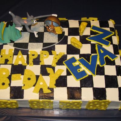 Tom & Jerry Birthday Cake Tom & Jerry Birthday Cake