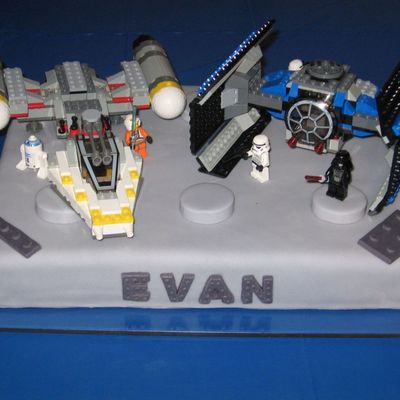 Star Wars Lego Birthday Cake Star Wars Lego Birthday Cake