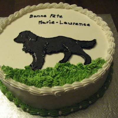 Dog Buttercream Transfer on Cake Central