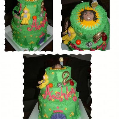 Ashley's Teletubbies Cake Ashley's Teletubbies Cake