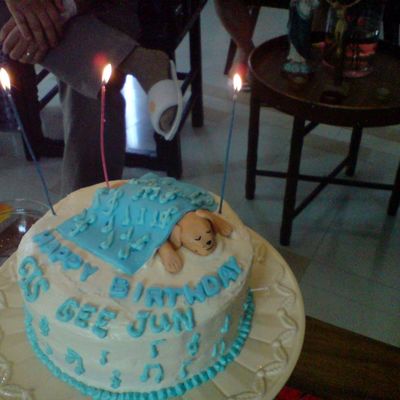Dog & Music Lover's Birthday Cake Dog & Music Lover's Birthday Cake