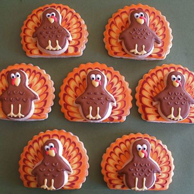 Thanksgiving Turkey Cookies Thanksgiving Turkey Cookies
