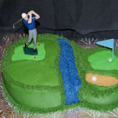 Golfer Cake Golfer Cake