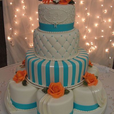 Pool Blue/orange Wedding Pool Blue/orange Wedding