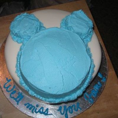 Going Away Mickey Cake Going Away Mickey Cake