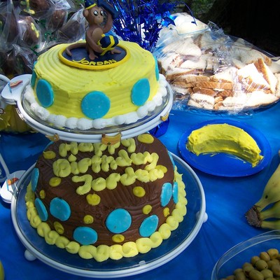Monkey Birthday Cake Monkey Birthday Cake