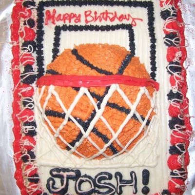 17Th Birthday Basketball Cake 17Th Birthday Basketball Cake