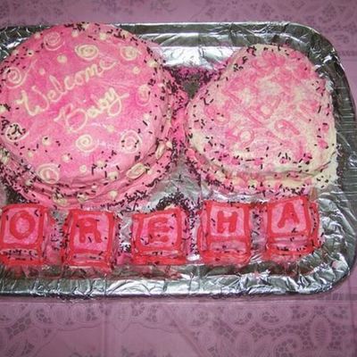 Pink Shower Cake Pink Shower Cake