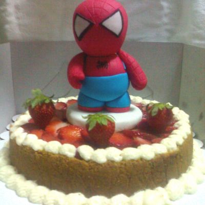 Spiderman Cheesecake Spiderman Cheesecake