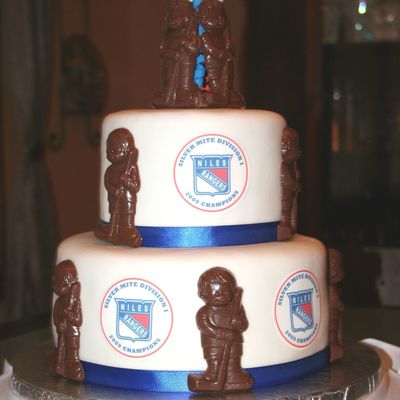 Rangers Hockey Championship Cake Rangers Hockey Championship Cake