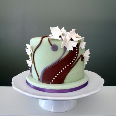 Modern Buttefly Cake Modern Buttefly Cake