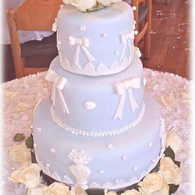 Blue And White Fondant Blue And White Fondant