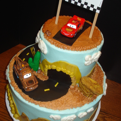 Isaiah's Lightning Mcqueen Cake Isaiah's Lightning Mcqueen Cake
