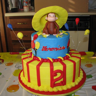 Veronica's Curious George Cake Veronica's Curious George Cake