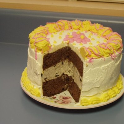Ice Cream Cake With Flowers on Cake Central