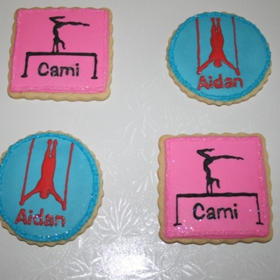 Gymnastics Cookies Gymnastics Cookies
