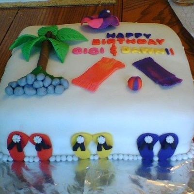 1 Of 2 Of Gigi's B-Day Cake 1 Of 2 Of Gigi's B-Day Cake
