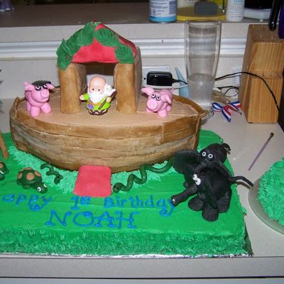 Noah's Ark Cake Noah's Ark Cake