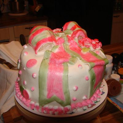First Fondant Cake First Fondant Cake