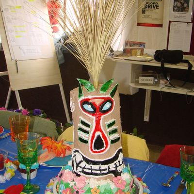 Tiki Totem Cake Tiki Totem Cake
