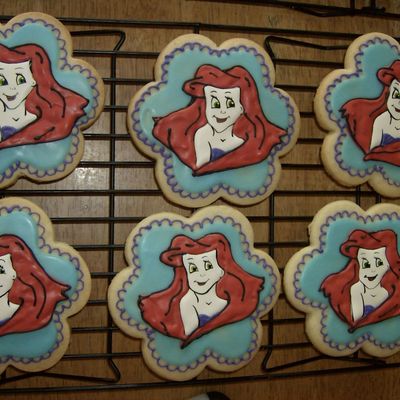 Little Mermaid Cookies Little Mermaid Cookies