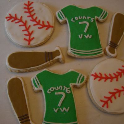 Birthday Baseball Cookies Birthday Baseball Cookies