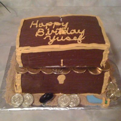Treasure Chest Birthday Cake Treasure Chest Birthday Cake