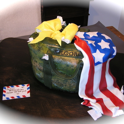 Military Deployment Cake Military Deployment Cake